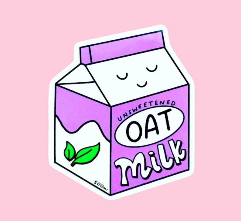 Oat Milk Sticker image 1