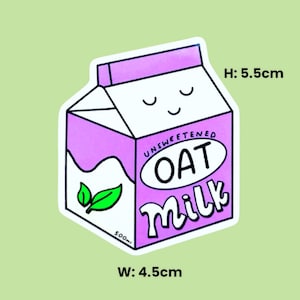 Oat Milk Sticker image 2