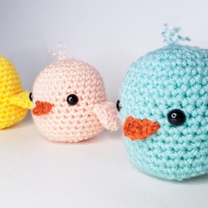 Crochet Easter Chicks Pattern PDF Printable Instant Download image 1