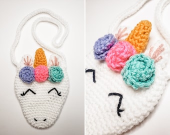 Unicorn Purse Crochet Pattern | PDF Printable Instant Download