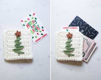 Christmas Tree Gift Card Holder - Crochet Pattern | PDF Printable Instant Download