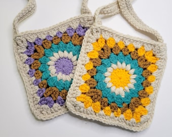 Granny Square Bag - Crochet Pattern