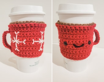 Snowflake Mug Cozy - Crochet Pattern (Coffee Sleeve) | PDF Printable Instant Download