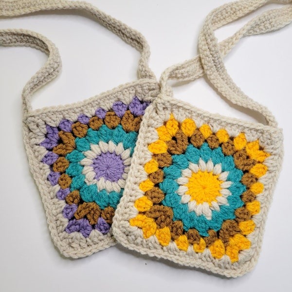 Granny Square Bag - Crochet Pattern