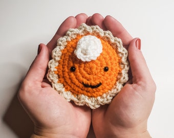 Patrón de amigurumi de pastel de calabaza (PDF imprimible, descarga instantánea)