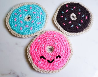 Donut Coasters / Garland - Crochet Pattern | PDF Printable Instant Download