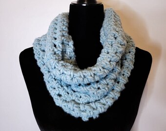 Fleece Cowl Crochet Pattern (Crochet Scarf) | PDF Printable Instant Download