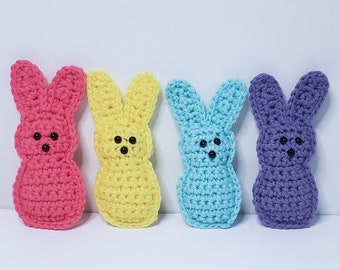 Peep Bunny - Crochet Pattern | PDF Printable Instant Download