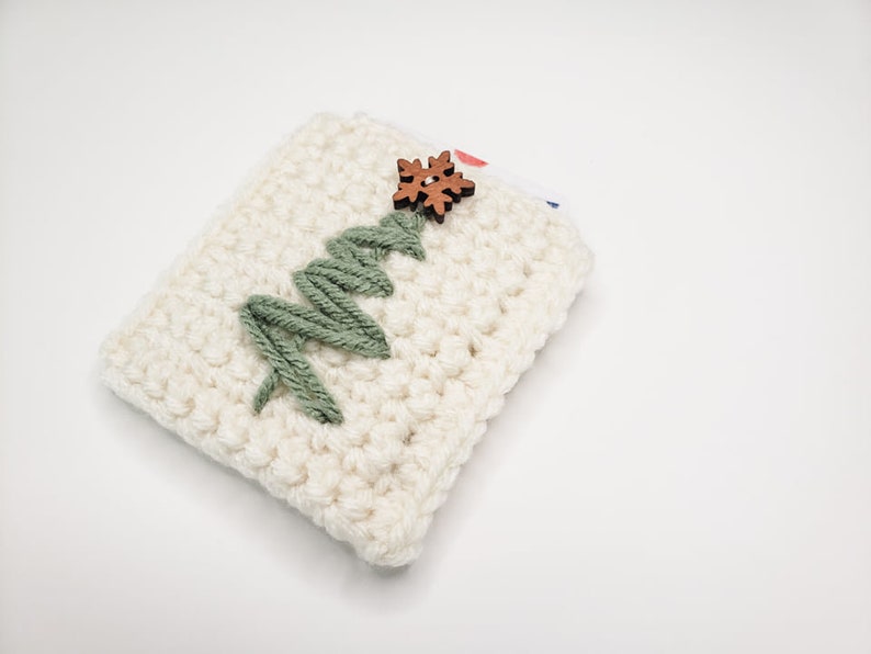 Christmas Tree Gift Card Holder Crochet Pattern PDF Printable Instant Download image 7