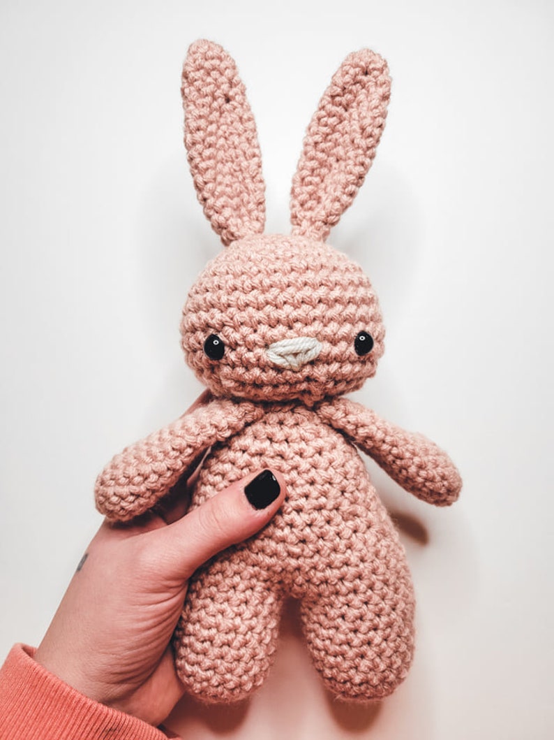 Bunny Rabbit Crochet Pattern Amigurumi PDF Printable Instant Download image 2