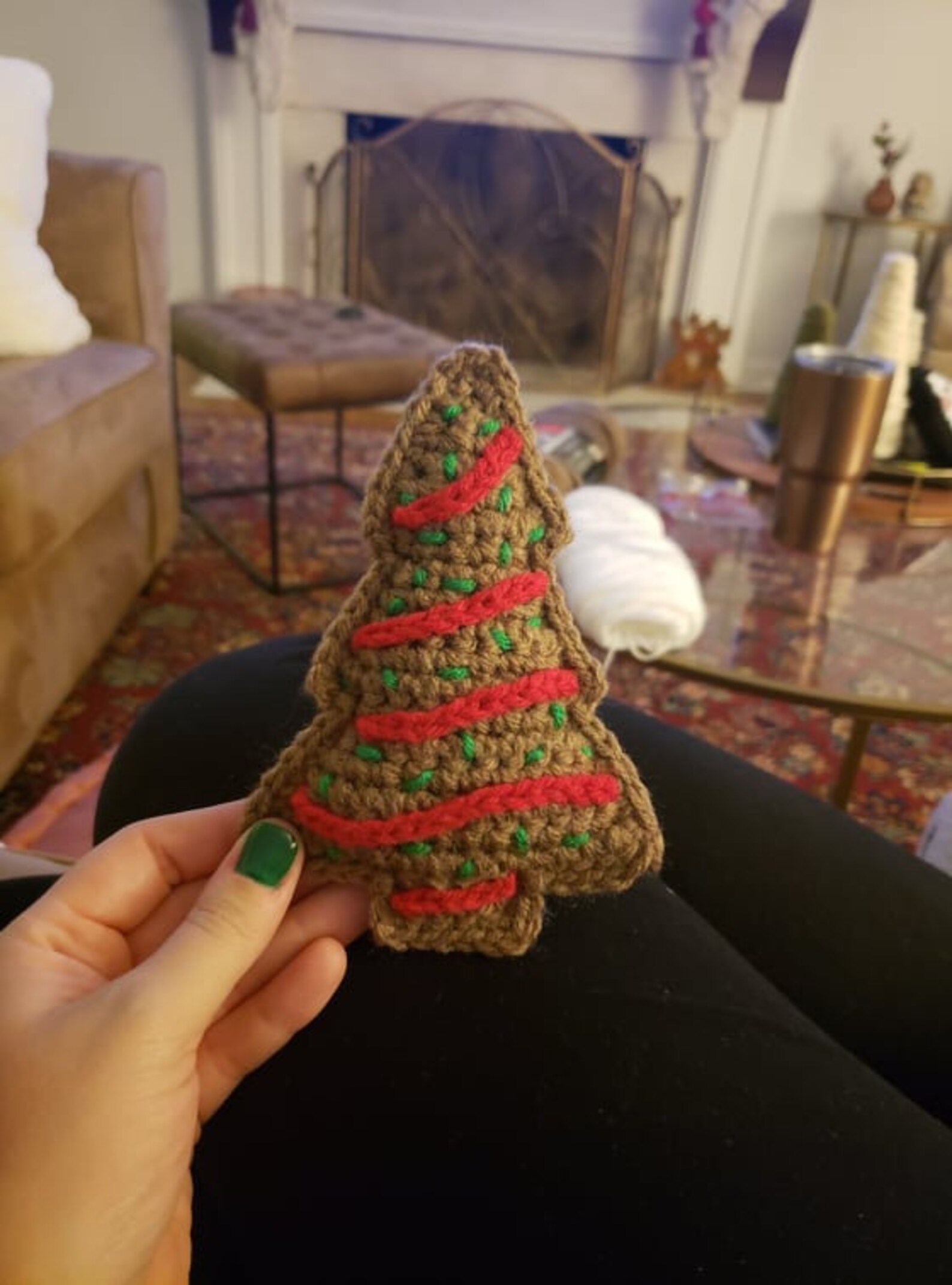 Christmas Tree Cake Crochet Pattern PDF Printable Instant Etsy