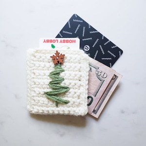 Christmas Tree Gift Card Holder Crochet Pattern PDF Printable Instant Download image 5