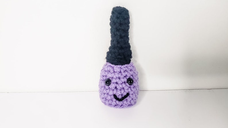 Nail Polish Amigurumi Crochet Pattern PDF Printable Instant Download image 1