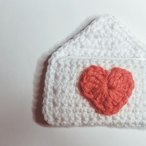 Heart Envelope Gift Card Holder Crochet Pattern PDF Printable Instant Download image 9