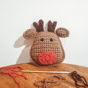 Reindeer Cuddler / Lovey Crochet Pattern PDF Printable Instant Download image 4