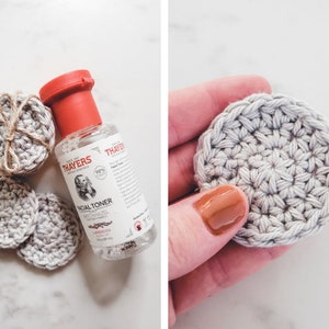 Crochet Reusable Cotton Rounds - PDF Printable Pattern