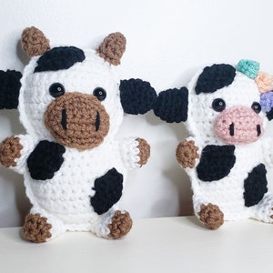 Cow Cuddler Crochet Pattern Set PDF Printable Instant Download image 5