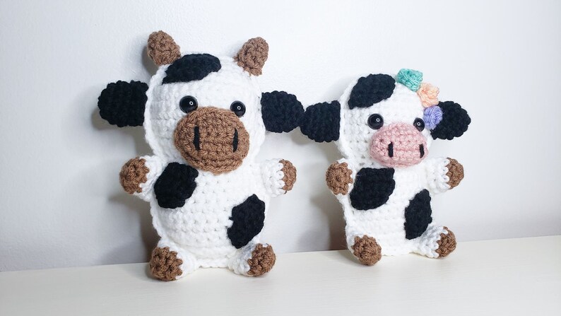 Cow Cuddler Crochet Pattern Set PDF Printable Instant Download image 5