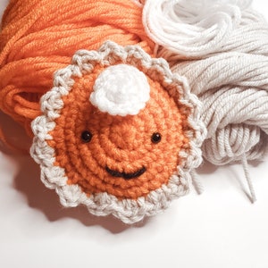 Pumpkin Pie Amigurumi Crochet Pattern PDF Printable Instant Download image 4