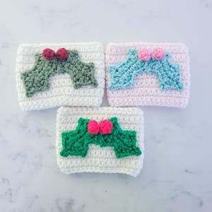 Christmas Holly Cozy - Häkelanleitung | Druckbares PDF