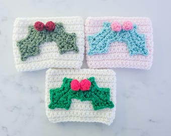 Christmas Holly Cozy - Crochet Pattern | Printable PDF