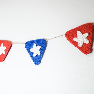 Patriotic Garland Crochet Pattern PDF Printable Instant Download image 5