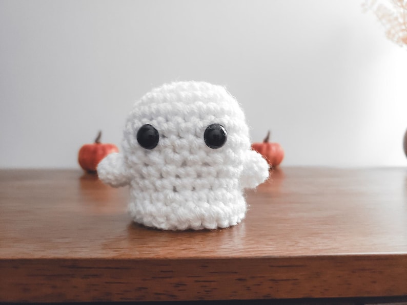 Mini Ghost Crochet Pattern halloween Amigurumi PDF Etsy