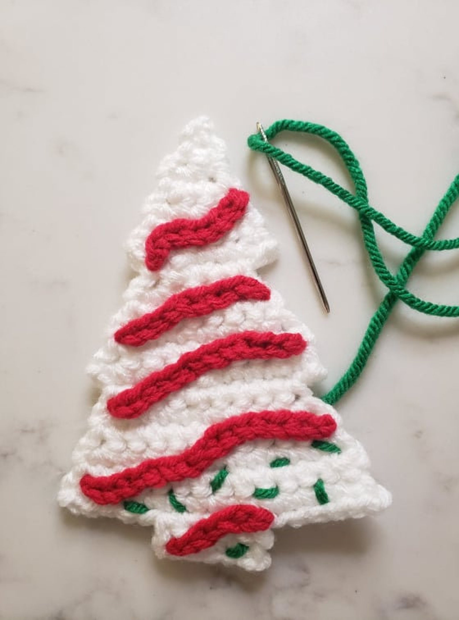 Christmas Tree Cake Crochet Pattern PDF Printable Instant Etsy