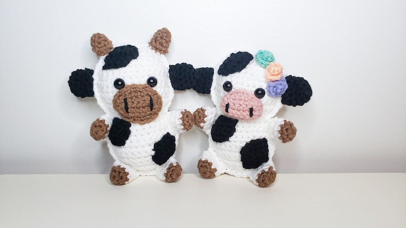 Cow Cuddler Crochet Pattern Set PDF Printable Instant Download image 8