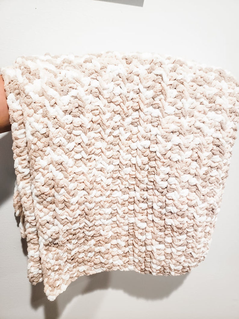 Beginner Baby Blanket Crochet Pattern PDF Printable Instant Download image 8
