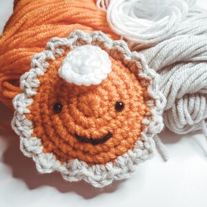 Pumpkin Pie Amigurumi Crochet Pattern PDF Printable Instant Download image 6