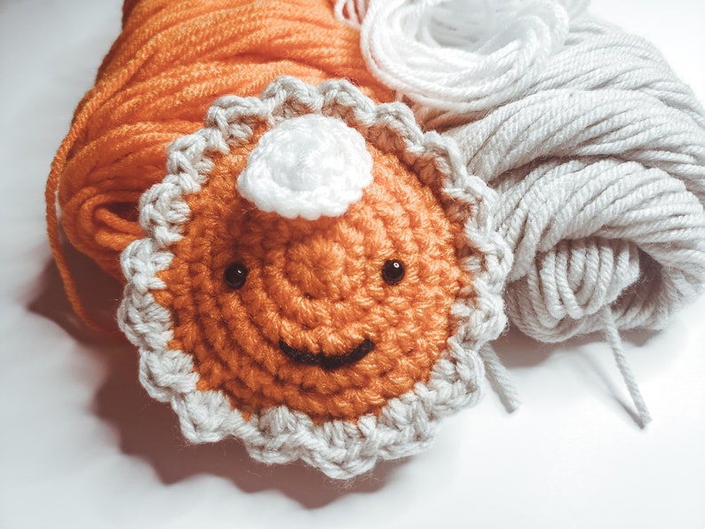 Pumpkin Pie Amigurumi Crochet Pattern PDF Printable Instant Download image 6