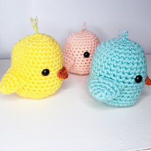 Crochet Easter Chicks Pattern PDF Printable Instant Download image 2