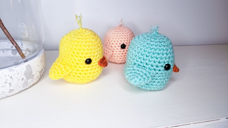 Crochet Easter Chicks Pattern PDF Printable Instant Download image 2