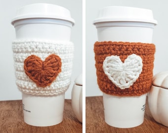 Crochet Heart Cozy - Crochet Pattern | Valentine | PDF Printable Instant Download