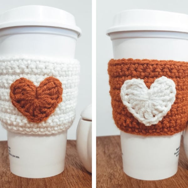 Crochet Heart Cozy - Crochet Pattern | Valentine | PDF Printable Instant Download