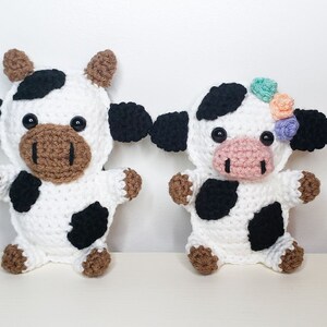 Cow Cuddler Crochet Pattern Set PDF Printable Instant Download image 4