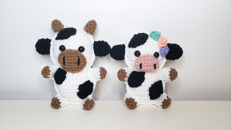 Cow Cuddler Crochet Pattern Set PDF Printable Instant Download image 4