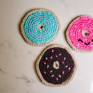 Donut Coasters / Garland Crochet Pattern PDF Printable Instant Download image 4