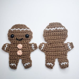 Gingerbread Man Crochet Pattern PDF Printable Instant Download image 5