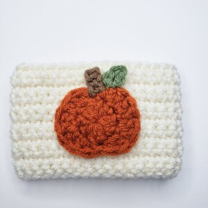 Pumpkin Cozy Crochet Pattern Coffee Sleeve PDF Printable Instant Download image 2