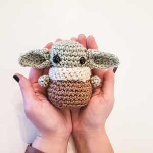 Baby Alien Crochet Pattern Alien Amigurumi PDF Printable Instant Download image 5