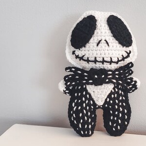 Skeleton Cuddler Crochet Pattern Halloween Lovey PDF Printable Instant Download image 4
