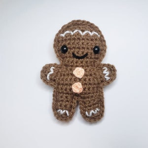 Gingerbread Man Crochet Pattern PDF Printable Instant Download image 4