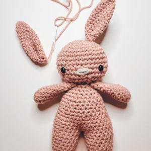 Bunny Rabbit Crochet Pattern Amigurumi PDF Printable Instant Download image 7
