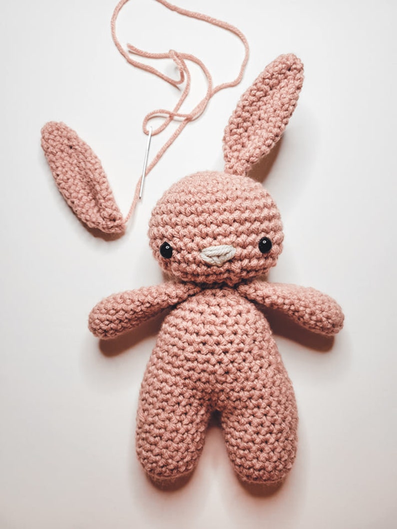 Bunny Rabbit Crochet Pattern Amigurumi PDF Printable Instant Download image 7