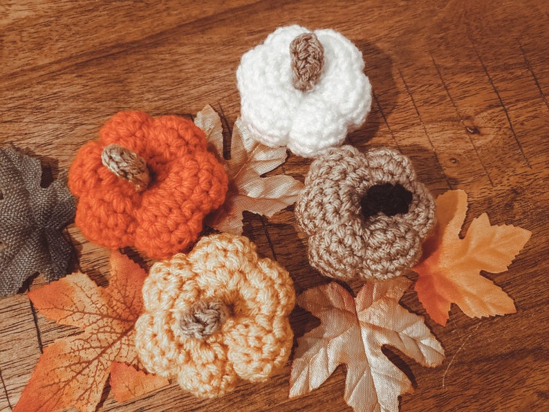 Mini Pumpkin Amigurumi Crochet Pattern PDF Printable Instant Download image 7