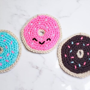 Donut Coasters / Garland Crochet Pattern PDF Printable Instant Download image 2