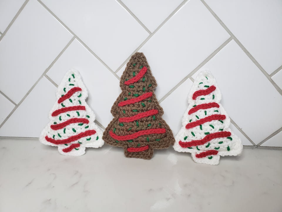 Christmas Tree Cake Crochet Pattern PDF Printable Instant Etsy
