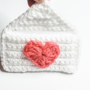 Heart Envelope Gift Card Holder Crochet Pattern PDF Printable Instant Download image 10